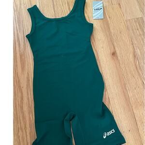 Asics Kelly Green Singlet, Size M